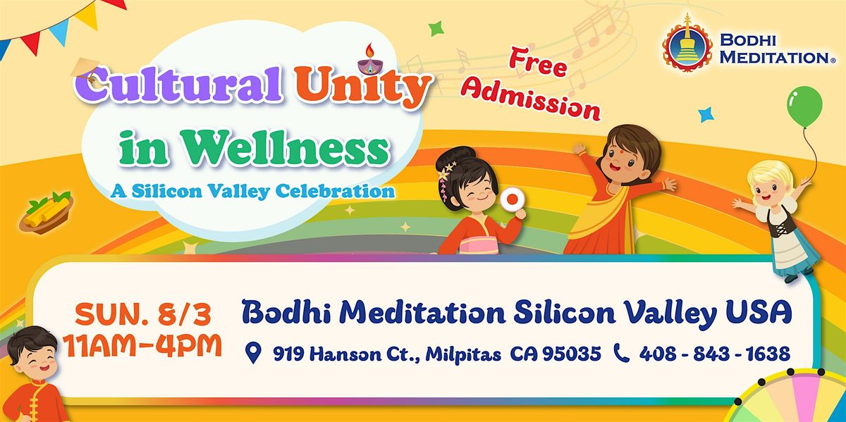 Cultural Unity in Wellness, 3 August | Event in Milpitas | AllEvents