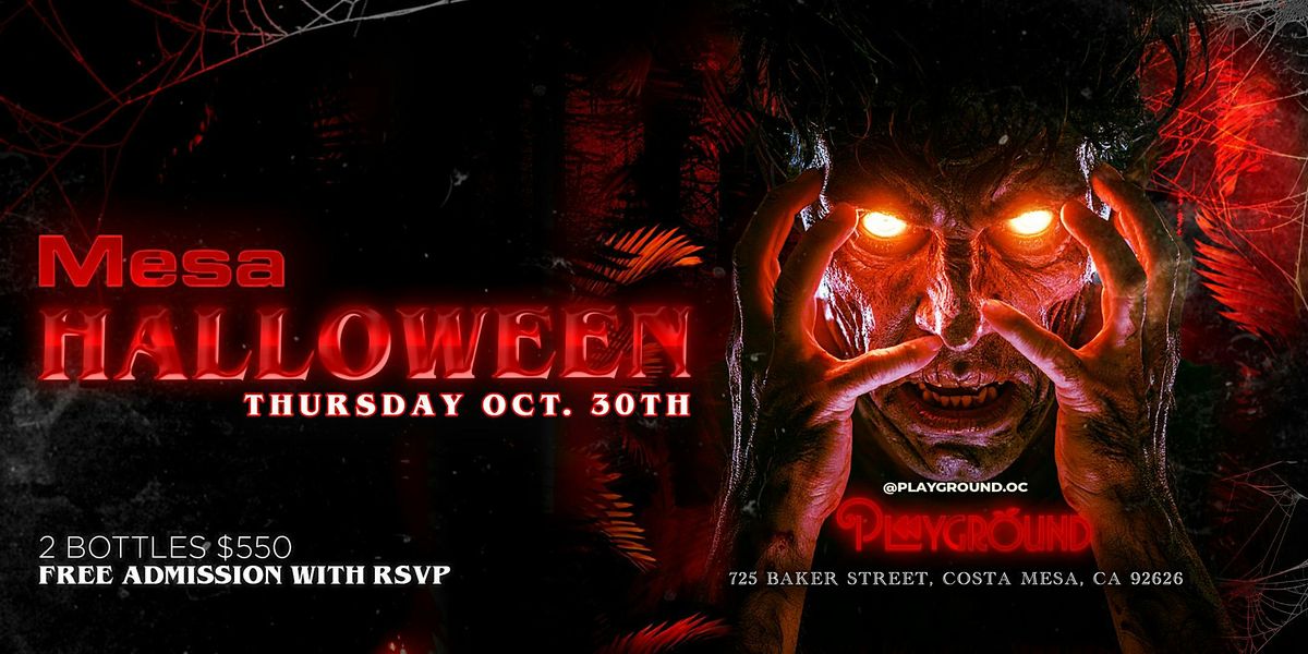 Haunted Mesa Costume Party 10/30, 30 October | Event in Costa Mesa | AllEvents