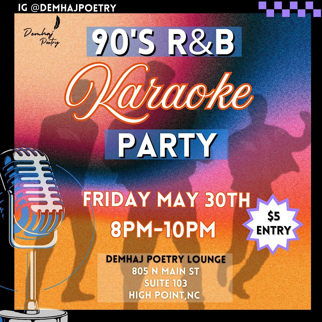 90's R&B Karaoke Party!, 30 May | Event in High Point | AllEvents