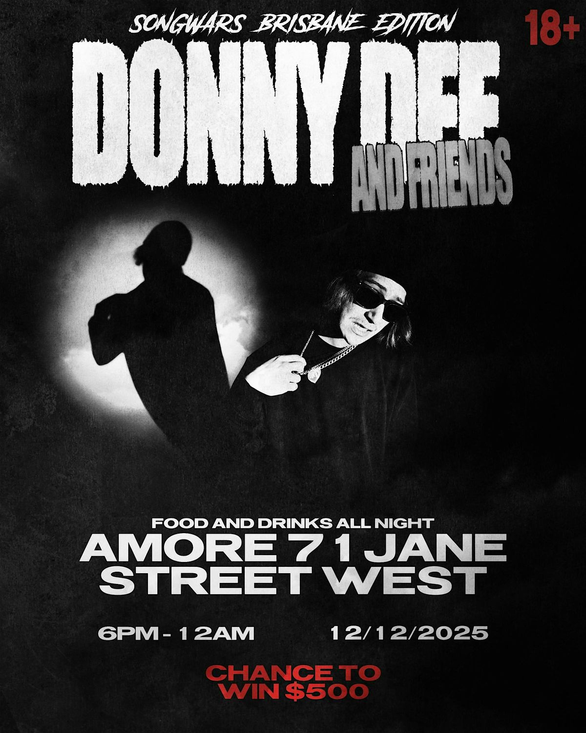 Donny Dee & Friends - SONG WARZ - Brisbane Edition, 12 December | Event in West End | AllEvents