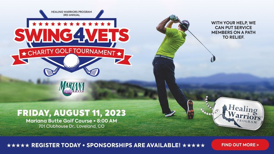 Healing Warriors Program 3rd Annual Swing4Vets Charity Tournament, Mariana  Butte Golf Course, Loveland, August 11 2023 | AllEvents.in