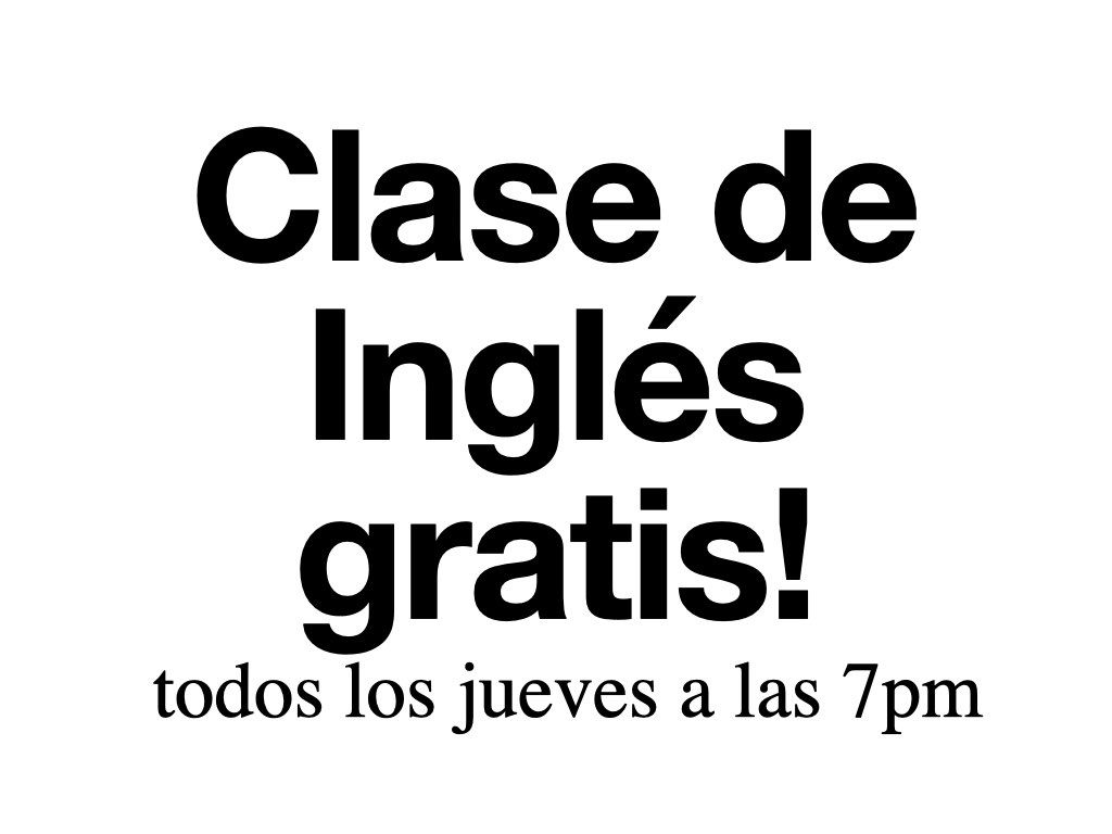 Clase de Inglés - ¡Gratis!, 11 September | Event in San Marcos | AllEvents