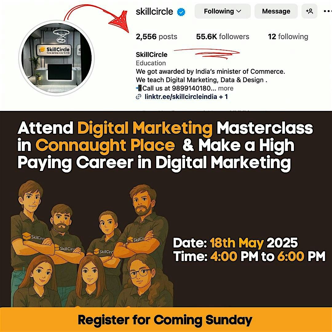 Make a High Paying Career in Digital Marketing | Event in New Delhi | AllEvents