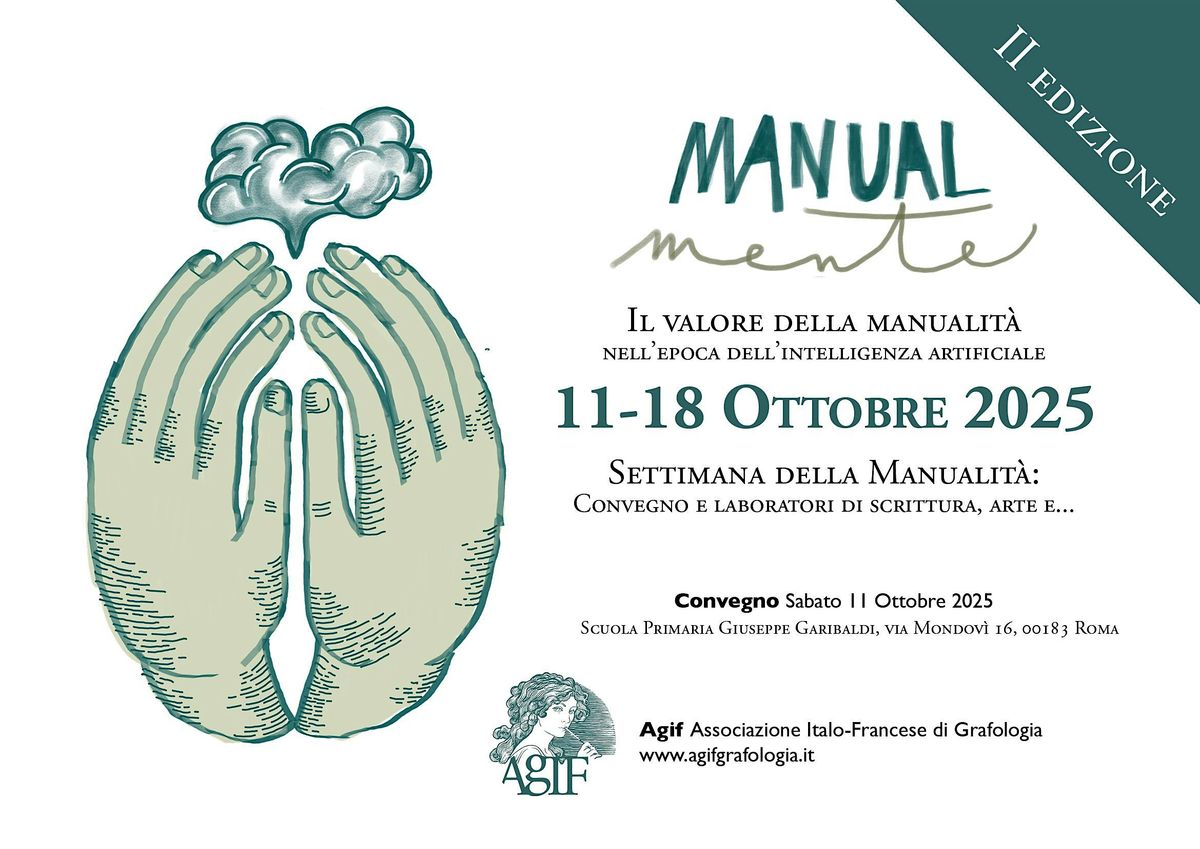 Manualmente, settimana della Manualità., 11 October | Event in Roma | AllEvents