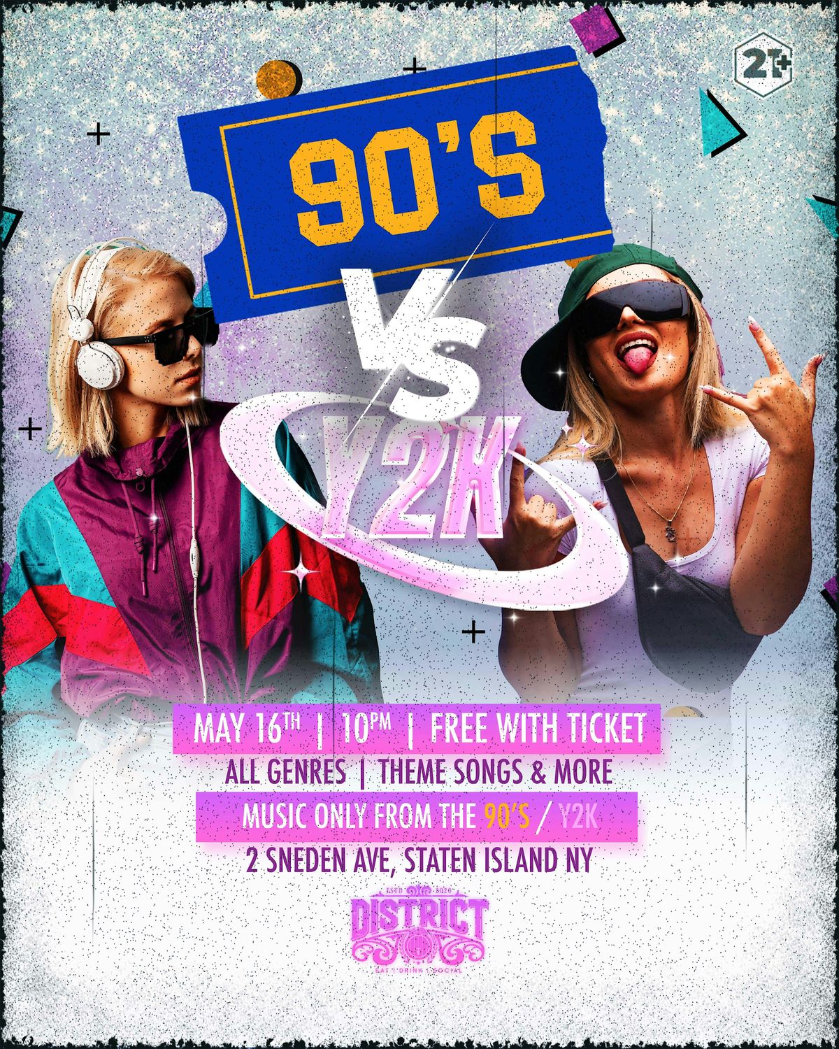 90s vs 2000s Party, 16 May | Event in Staten Island | AllEvents