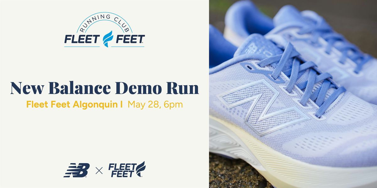 Fleet Feet Algonquin: New Balance Demo Run, 28 May | Event in Algonquin | AllEvents