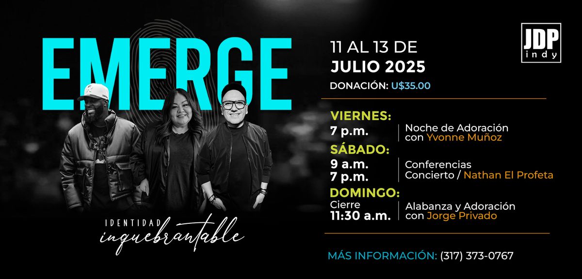 CONGRESO DE JOVENES EMERGE 2025, 11 July | Event in Indianapolis | AllEvents