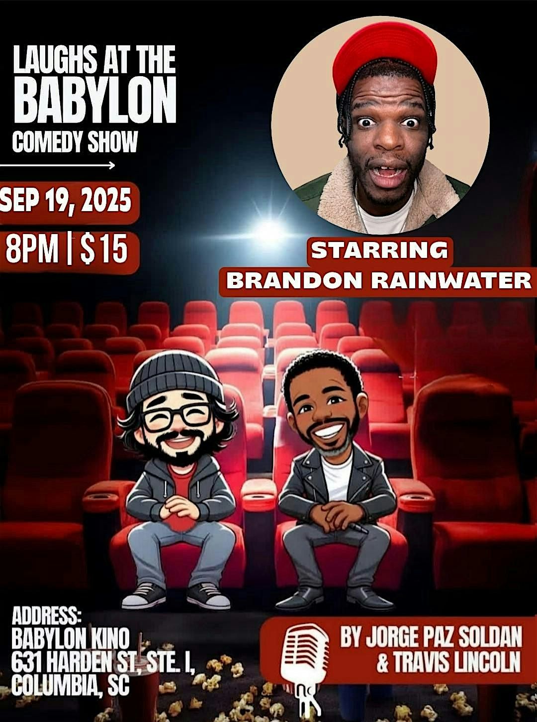 Laughs At Babylon, 19 September | Event in Columbia | AllEvents