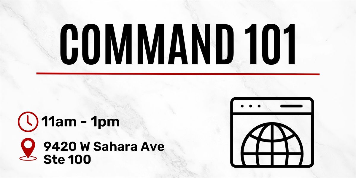 Command 101, 12 September | Event in Las Vegas | AllEvents