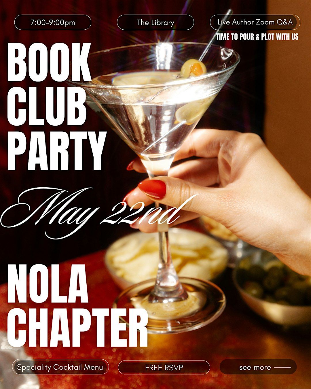 MAY we book club!, 22 May | Event in New Orleans | AllEvents
