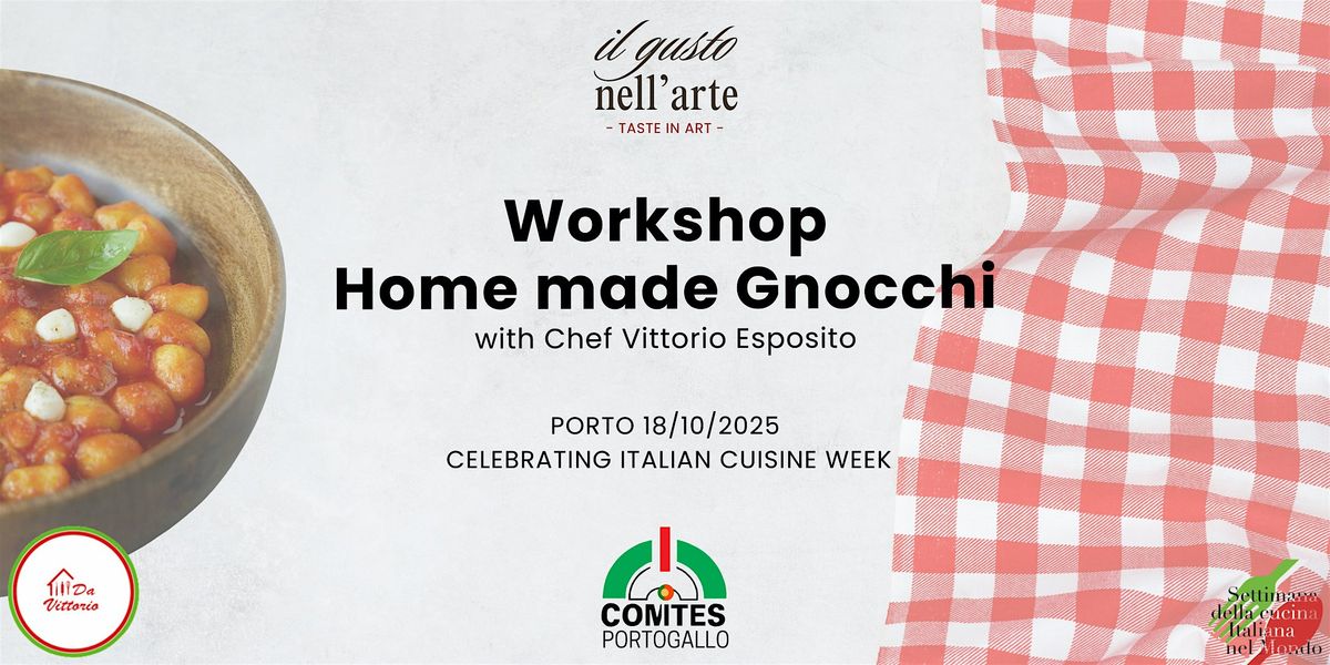 Home Made Gnocchi Workshop, 18 October | Event in Porto | AllEvents