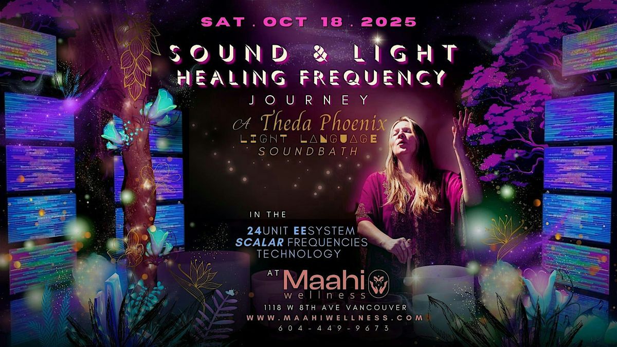 Theda Phoenix  Soundbath, Light language  + Healing Scalar Frequencies, 18 October | Event in Vancouver | AllEvents