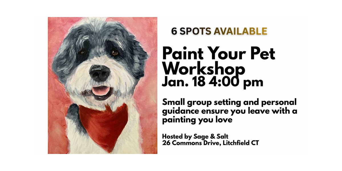 Paint Your Pet Workshop, 18 January | Event in Litchfield | AllEvents