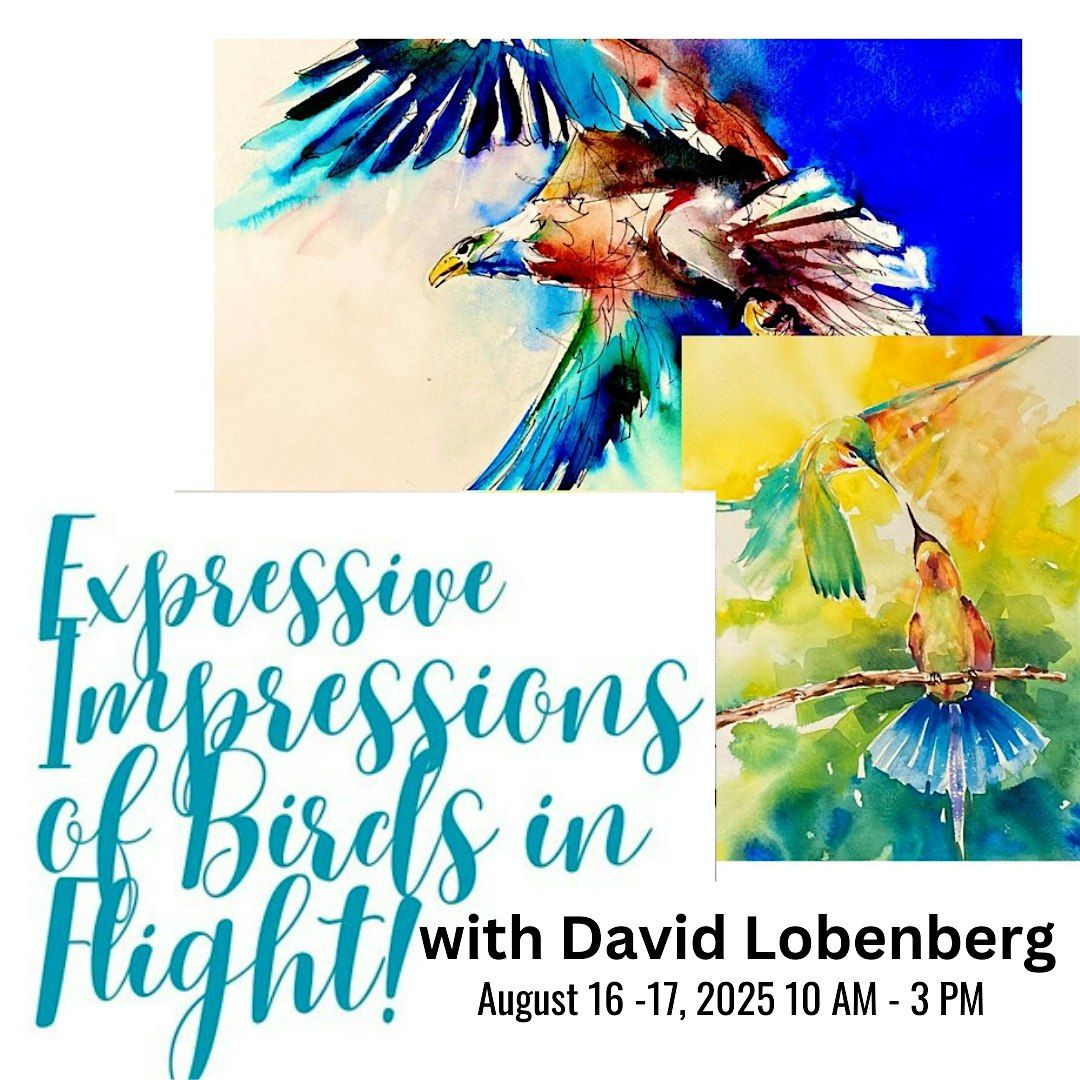 Expressive Birds in Flight: Watercolor Class, 16 August | Event in Carmichael | AllEvents
