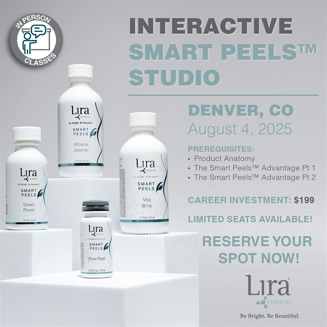 DENVER, CO: Interactive Smart Peels™ Studio, 4 August | Event in DENVER | AllEvents