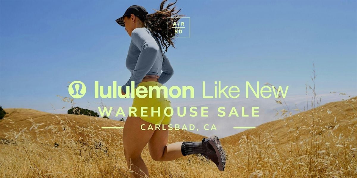 lululemon Like New Warehouse Sale - Carlsbad, CA, 9 October | Event in Carlsbad | AllEvents