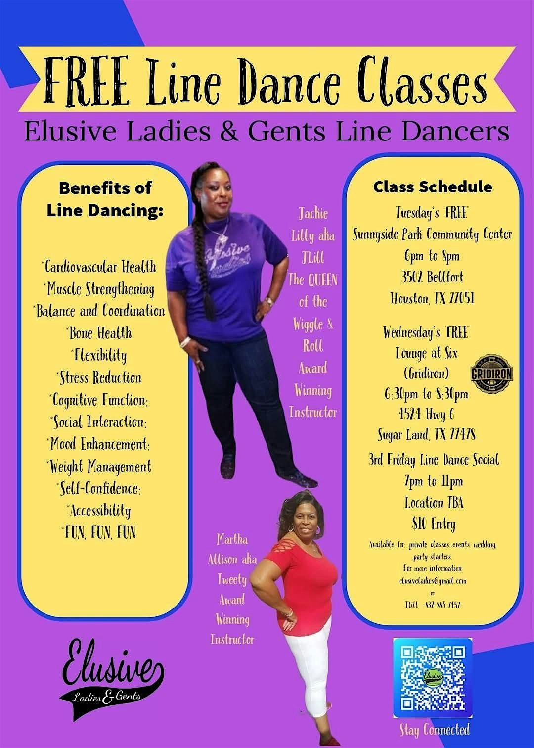Elusive Ladies & Gents Line Dance Class | Event in Houston | AllEvents
