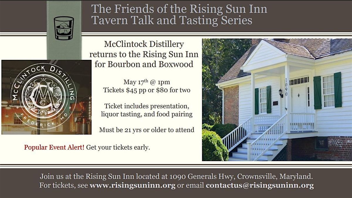 Bourbon and Boxwood, 17 May | Event in Crownsville | AllEvents