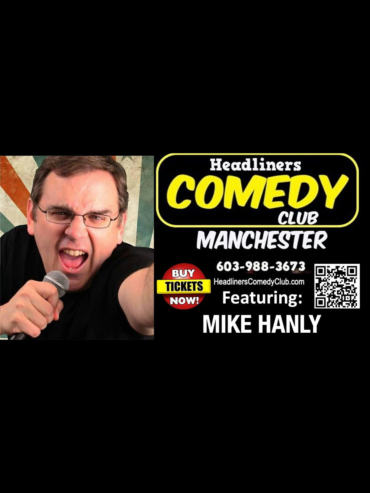 Comedian MIKE HANLEY  in Manchester NH, 20 December | Event in Manchester | AllEvents