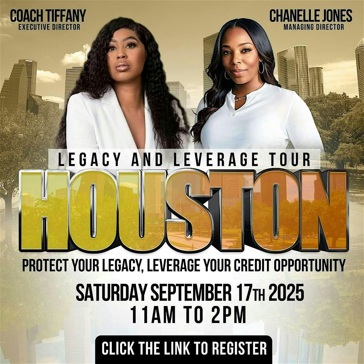 Legacy And Leverage Tour, 1 November | Event in Houston | AllEvents