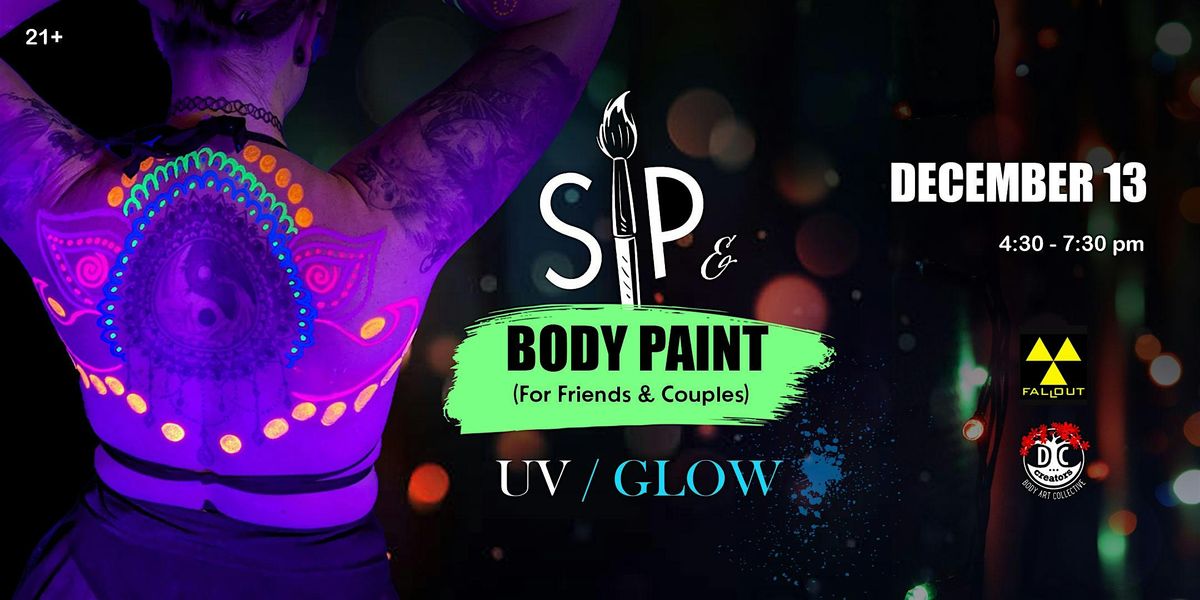 Sip & Body Paint - UV Glow (for Friends & Couples), 13 December | Event in Richmond | AllEvents