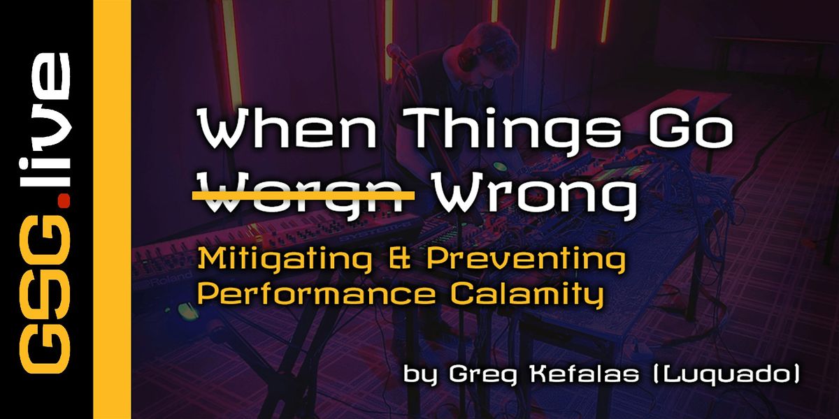 When Things Go Wrong: Mitigating & Preventing Performance Calamity, 19 October | Event in Brooklyn | AllEvents