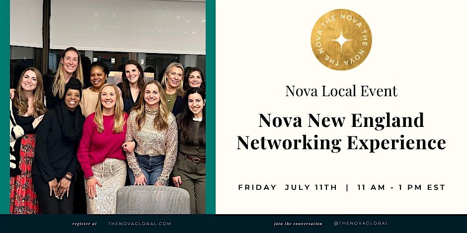 Nova Networking Experience at Workbar Woburn, 11 July | Event in Woburn | AllEvents