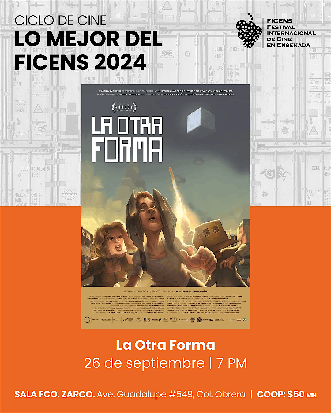 La otra forma - Lo mejor del FICENS 2024, 26 September | Event in Ensenada | AllEvents