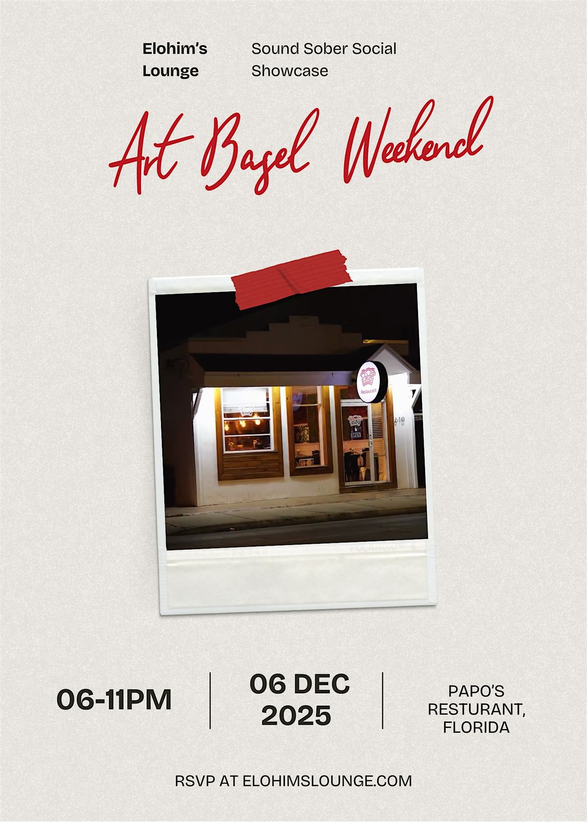 Art Basel :Pop Up Sound Session + Art Celebration, 6 December | Event in Hialeah | AllEvents