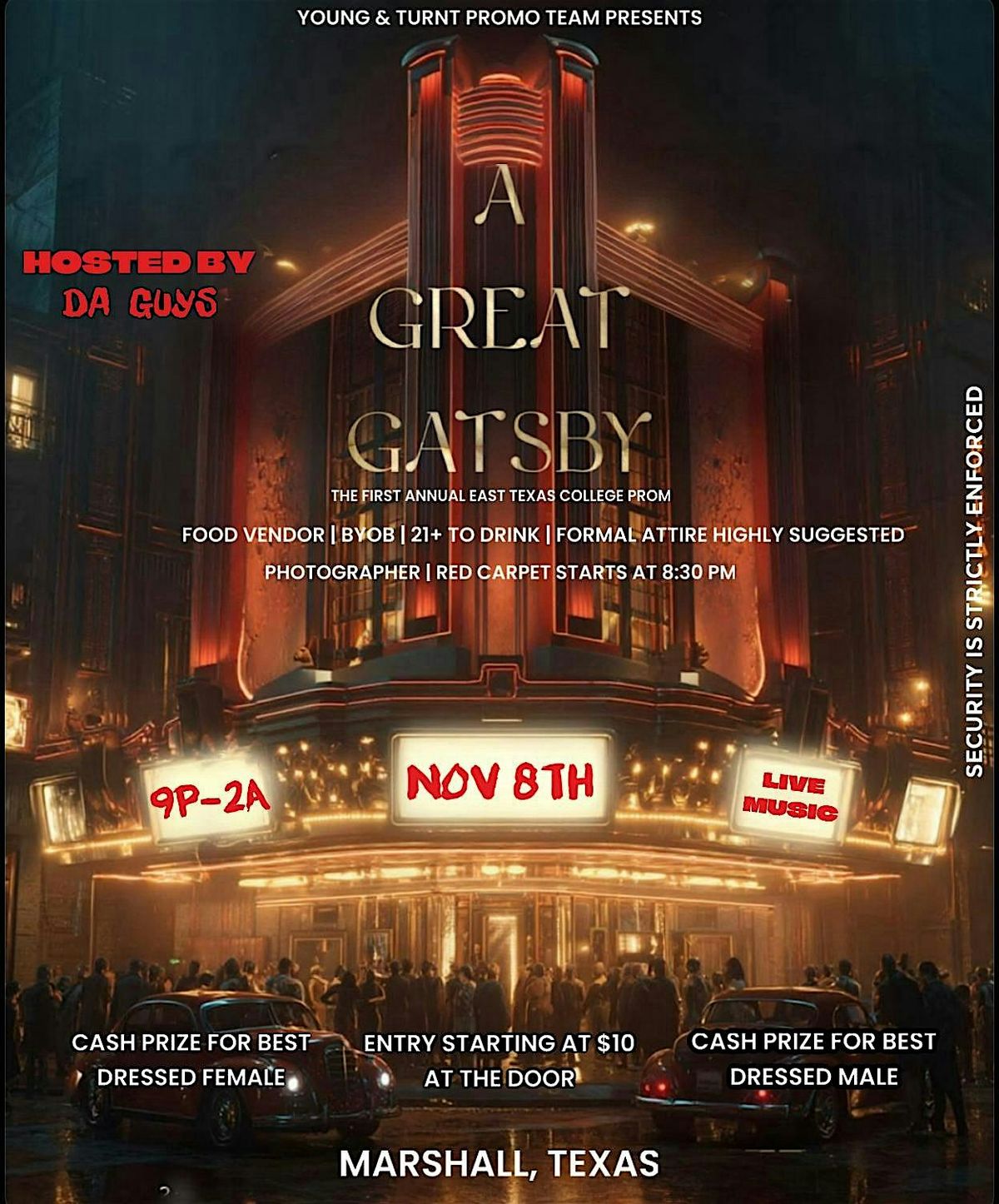 EAST TEXAS COLLEGE PROM, 8 November | Event in Marshall | AllEvents