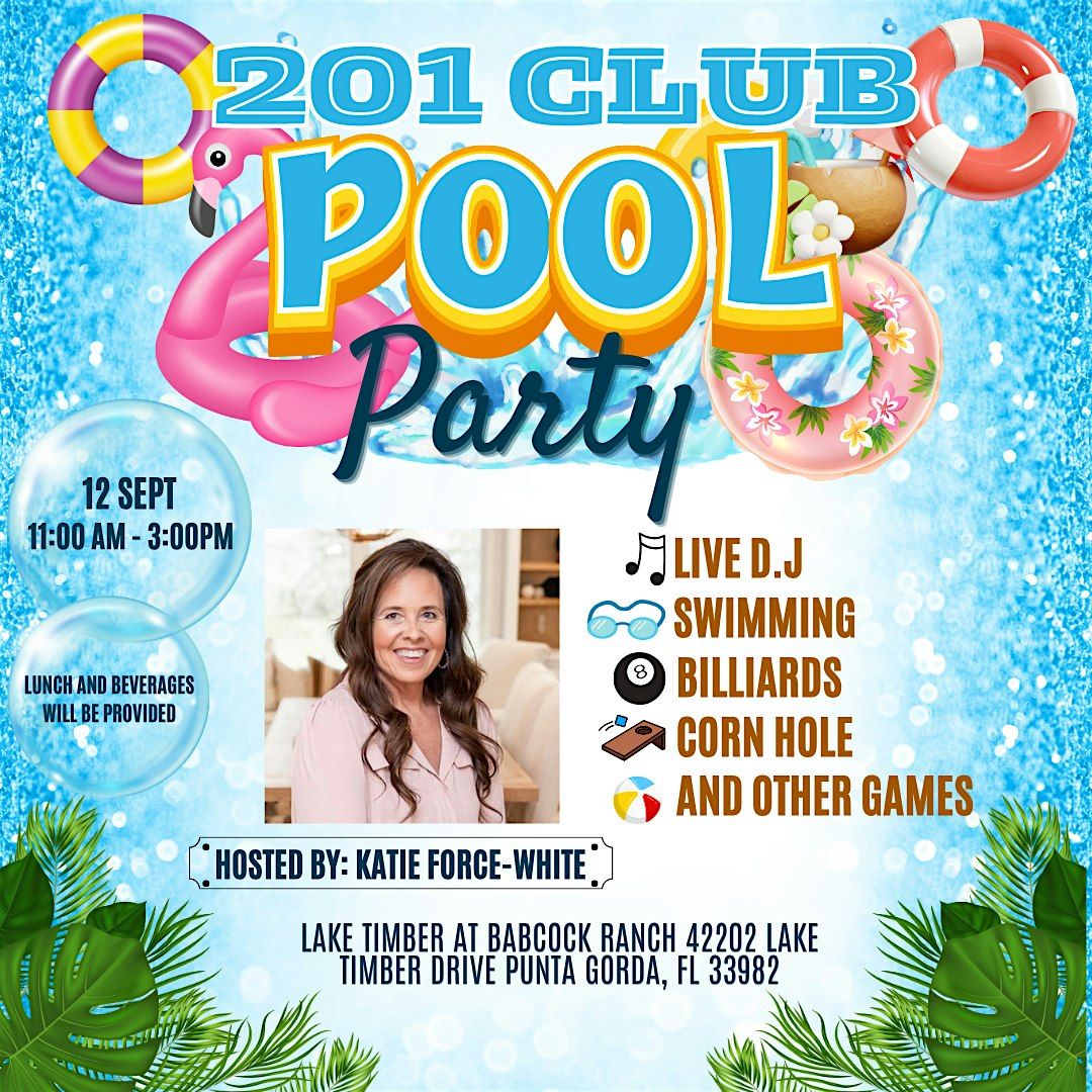 201 Club Pool Party, 12 September | Event in Punta Gorda | AllEvents