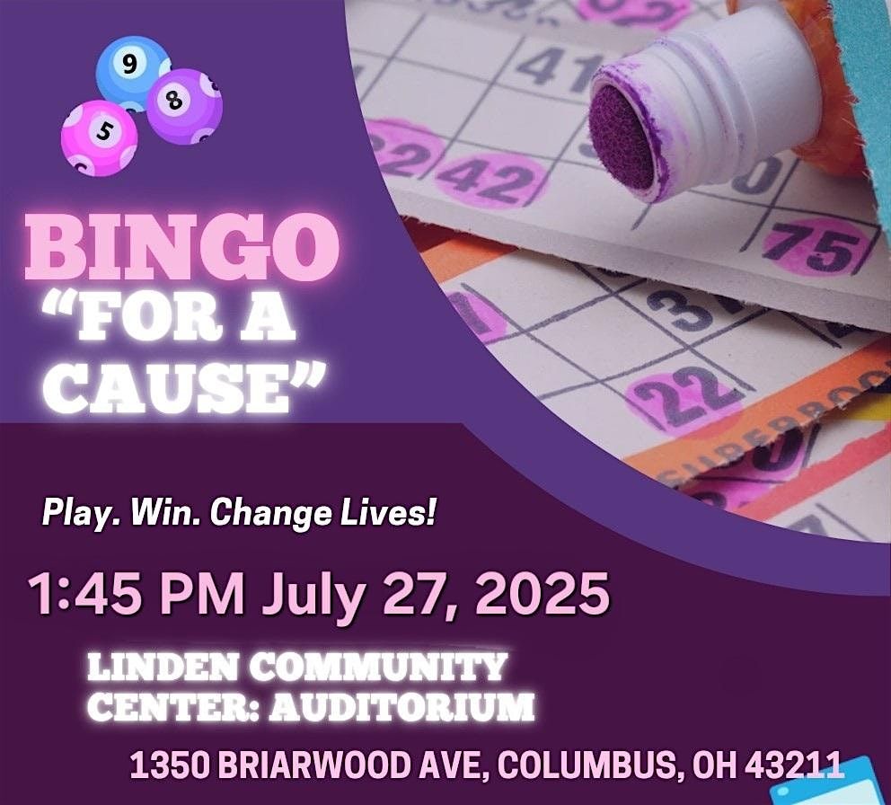 Bingo For A Cause, 27 July | Event in Columbus | AllEvents