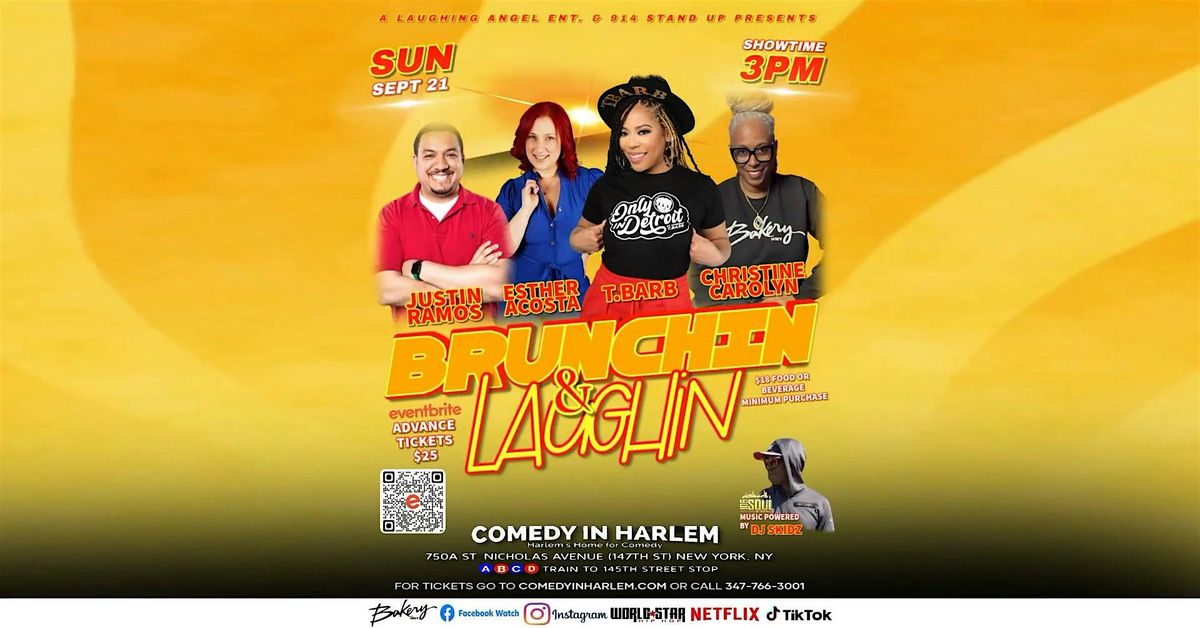 Brunchin & Laughin Comedy Show, 21 September | Event in New York | AllEvents
