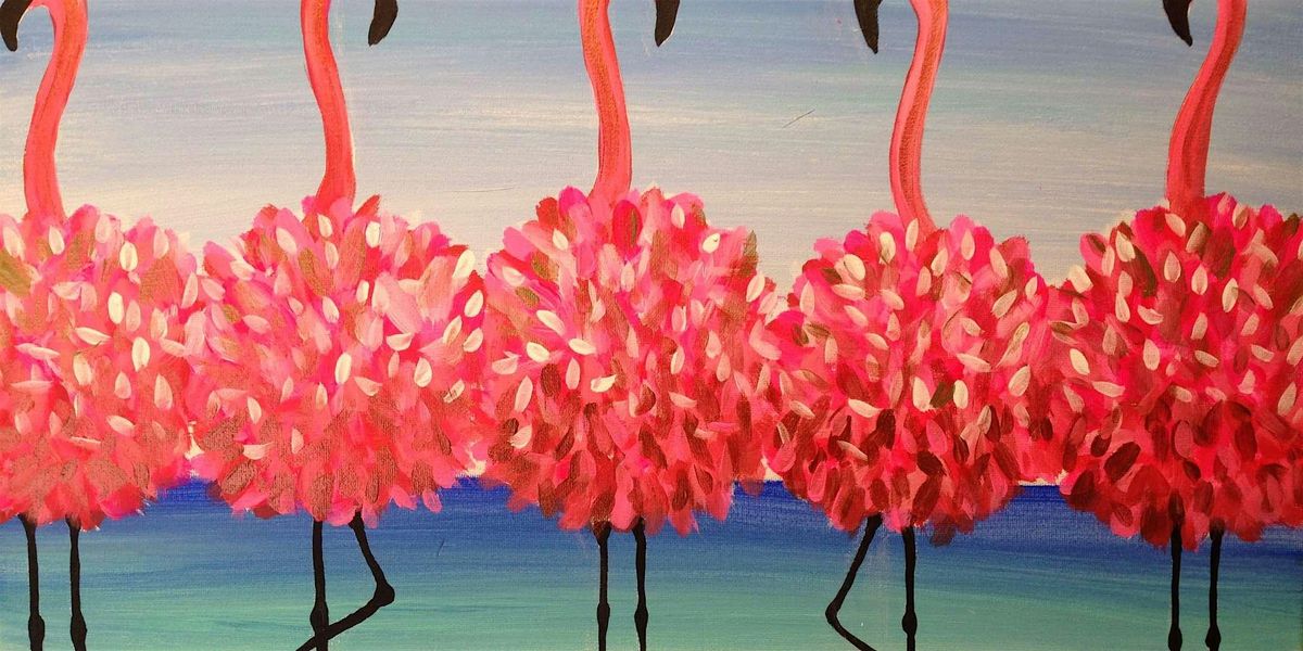 Flamingo Beach - Paint and Sip by Classpop!™, 2 July | Event in West Chester | AllEvents