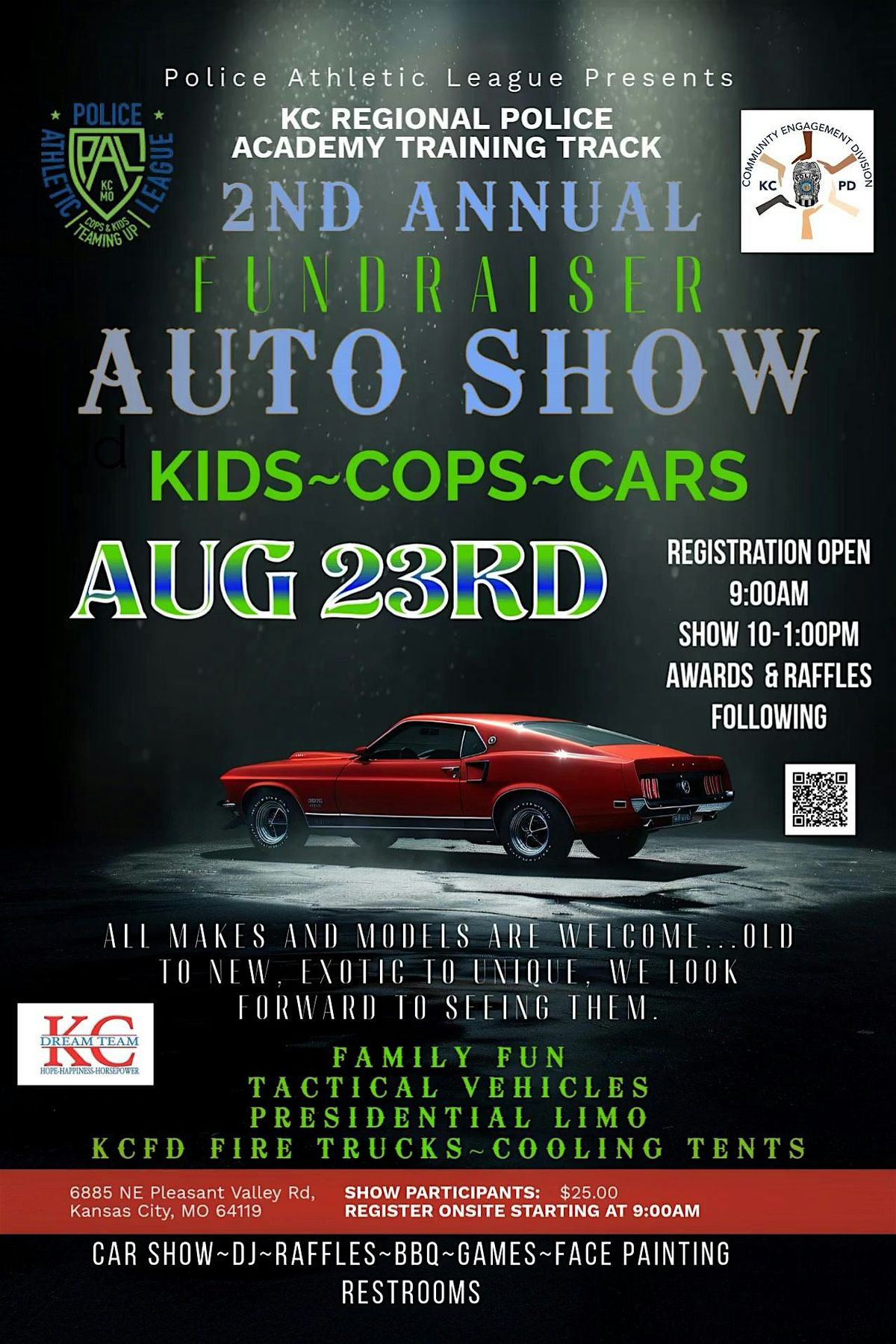 2nd Annual PAL Charity Auto Show, 23 August | Event in Kansas City | AllEvents