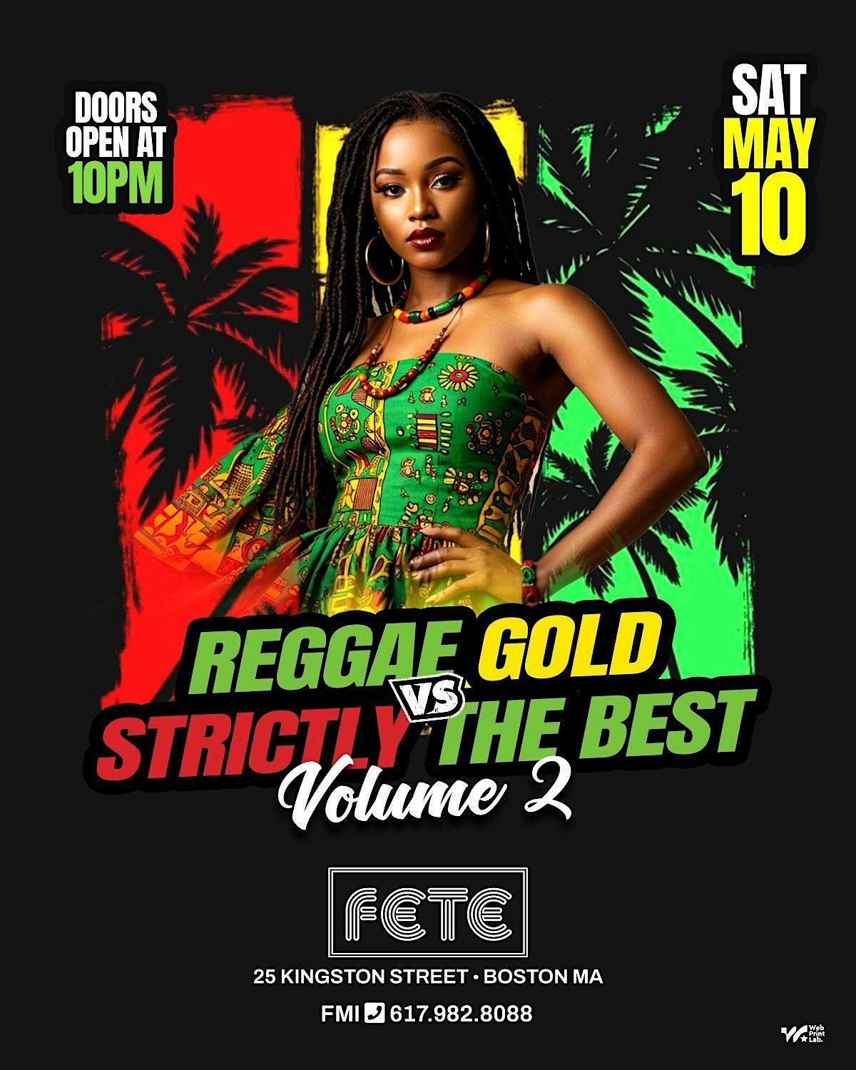 Reggae Gold VS Strictly The Best Volume 2, 10 May | Event in Boston | AllEvents