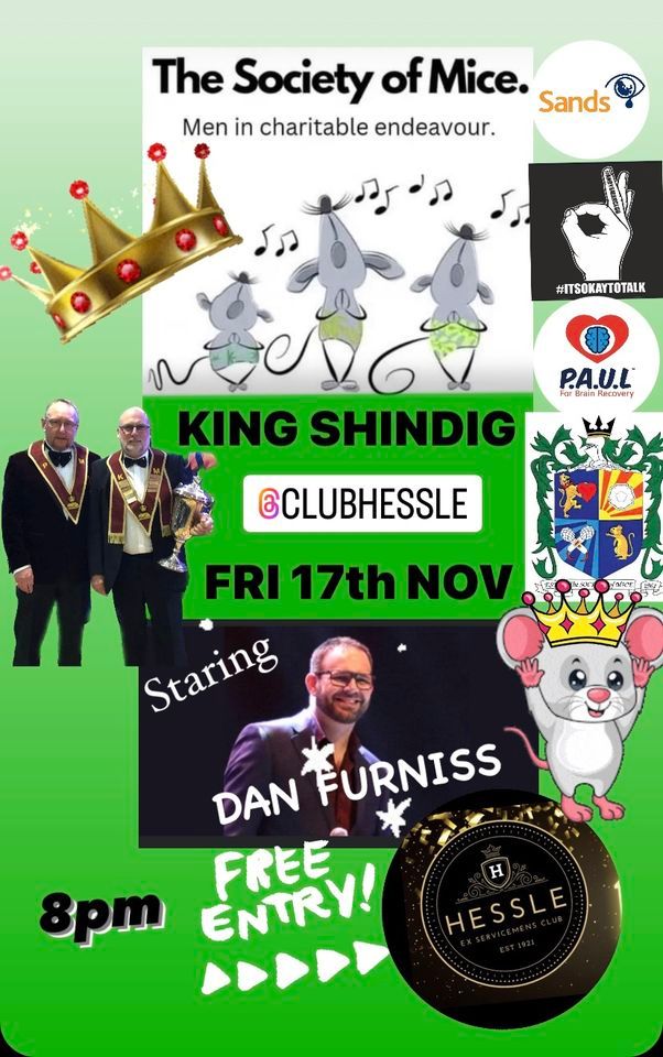 KING SHINDIG mice charity event , Hessle Ex-Service Men's Club, 17 ...