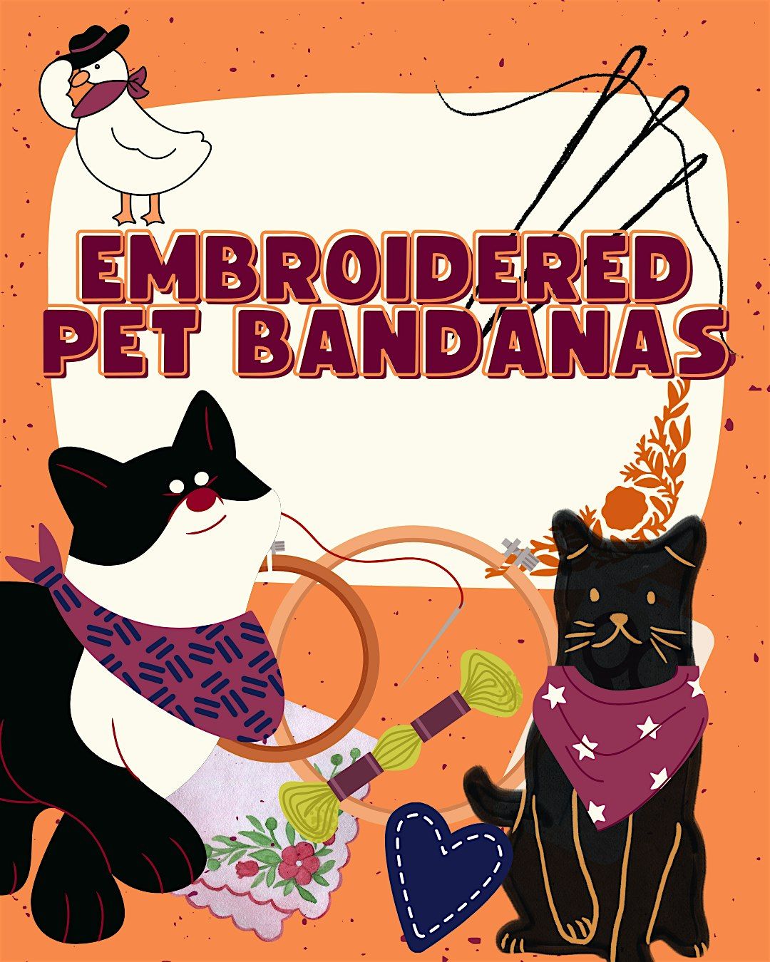 Embroidered Pet Bandanas, 11 August | Event in Austin | AllEvents