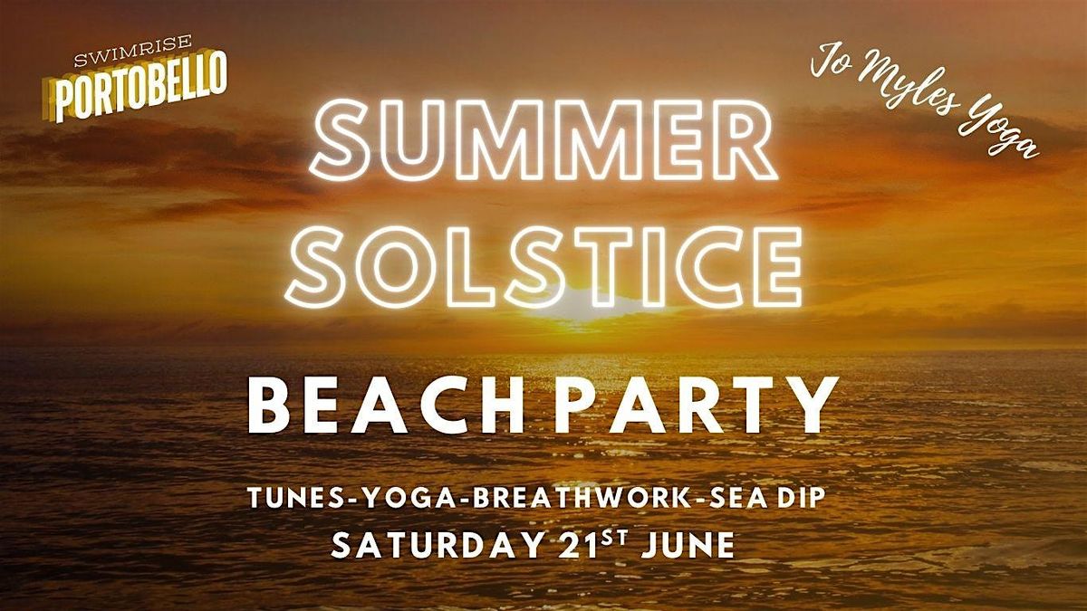 Summer Solstice  Beach Party with optional Yoga, Breathwork & Sea Dip!, 21 June | Event in Portobello
