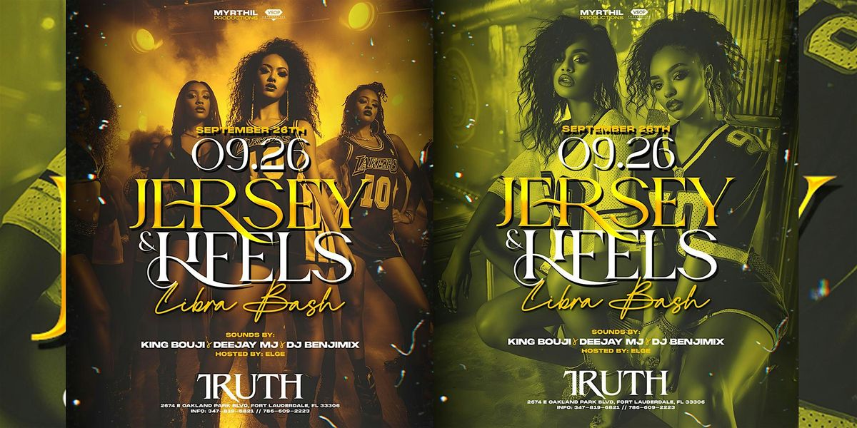 Jersey & Heels | Libra Bash, 26 September | Event in Fort Lauderdale | AllEvents