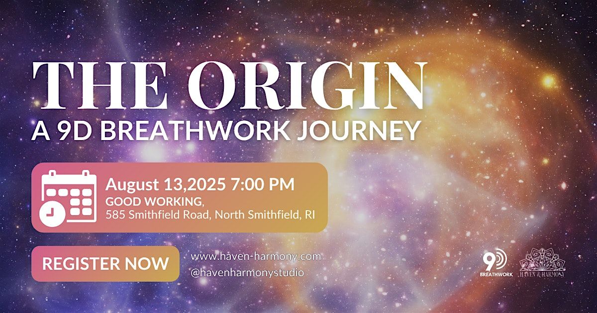 The Origin- A 9D Breathwork Experience, 13 August | Event in North Smithfield | AllEvents