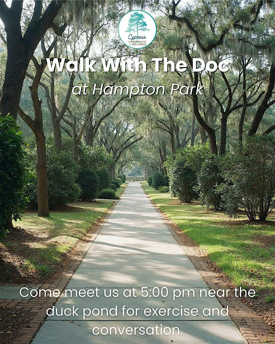 Walk With the Doc, 24 July | Event in Charleston | AllEvents