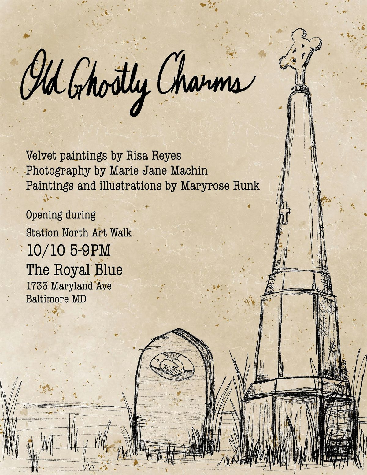 Old Ghostly Charms at The Royal Blue, 10 October | Event in Baltimore | AllEvents
