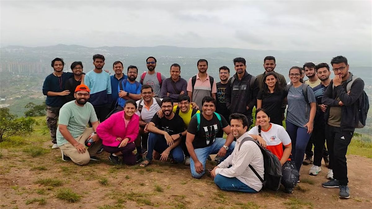 eChai Startup Trekking Meetup Taljai Hills Pune