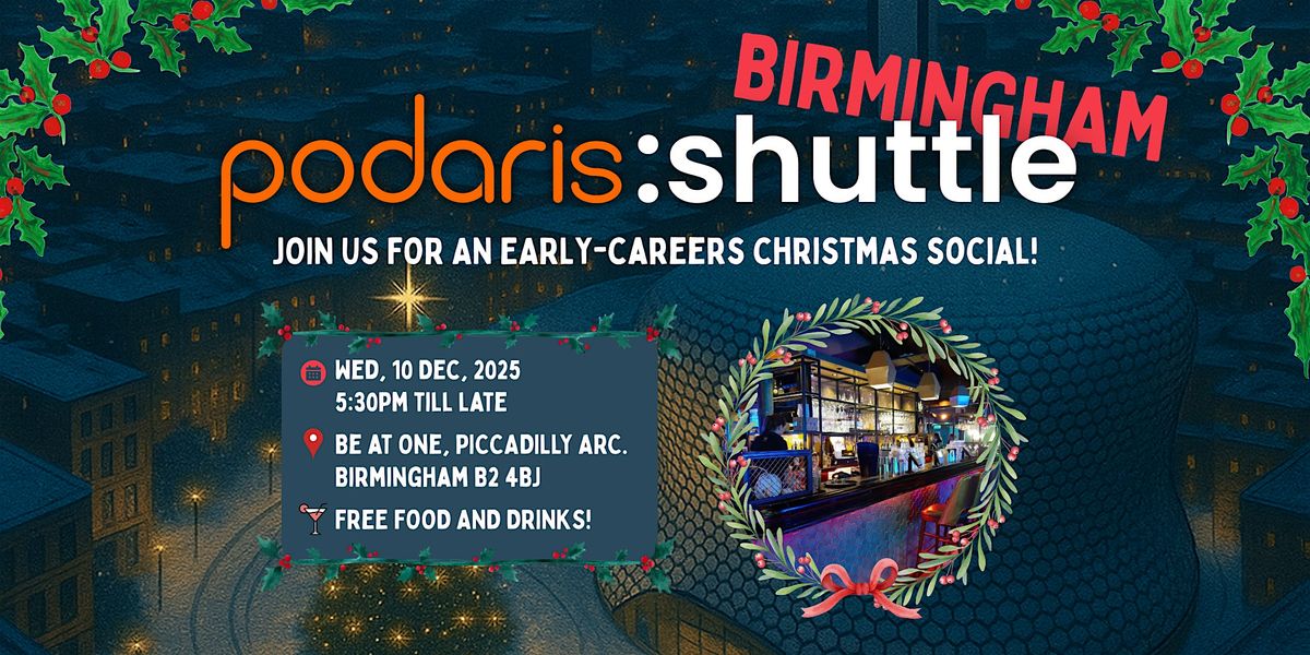 Podaris:Shuttle - Birmingham, 10 December | Event in Birmingham | AllEvents
