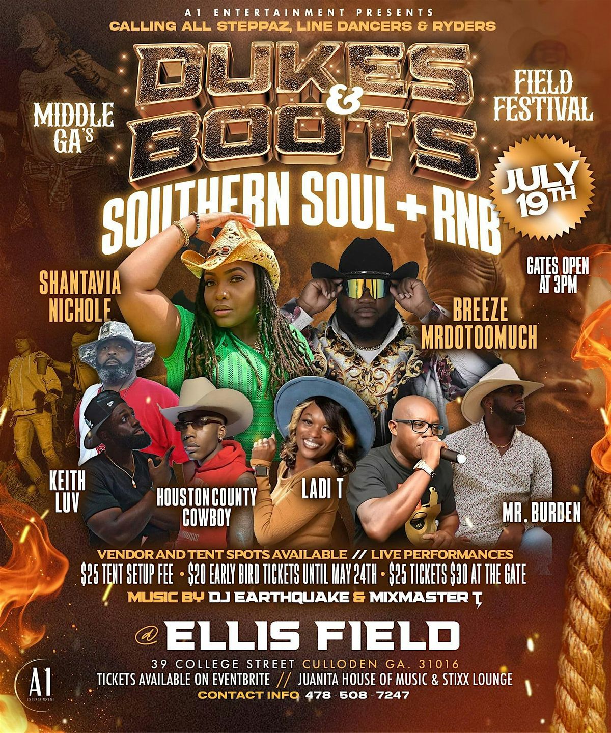 Middle Ga Dukes & Boots Field Festival (Southern Soul & R&B edition), 19 July | Event in Culloden
