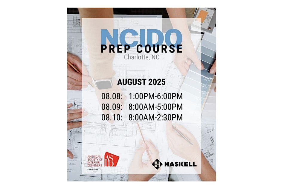 2025 ASID Carolinas Q Prep Course, 8 August | Event in Charlotte | AllEvents