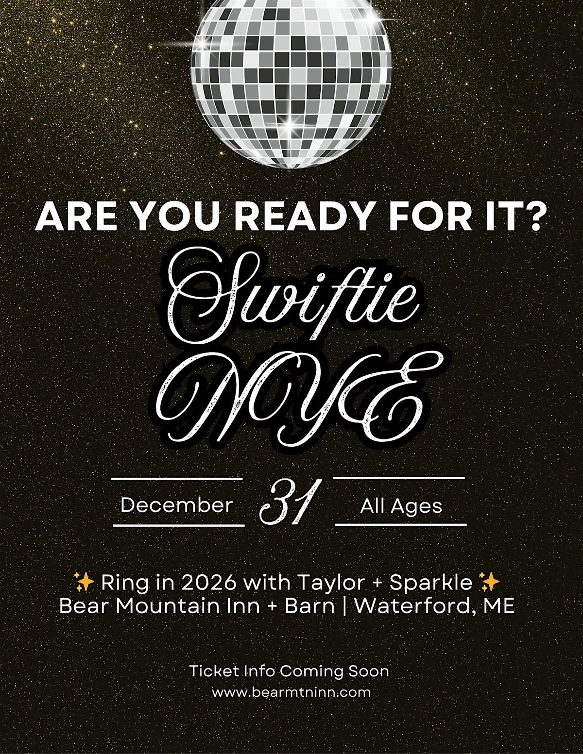 Swiftie NYE at Bear Mountain Inn [all ages!], 31 December | Event in Waterford | AllEvents