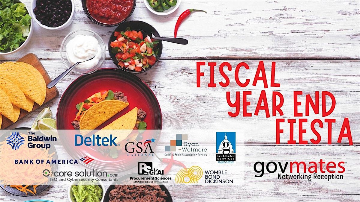 govmates Fiscal Year-end Fiesta (4th Annual), 10 September | Event in Tysons | AllEvents
