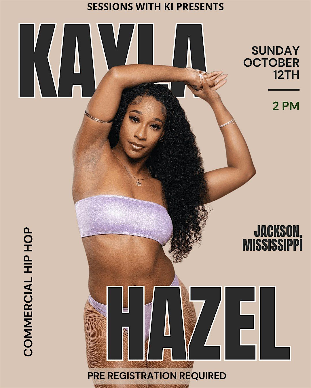 Kayla Hazel Jackson, MS Dance Class, 12 October | Event in Jackson | AllEvents